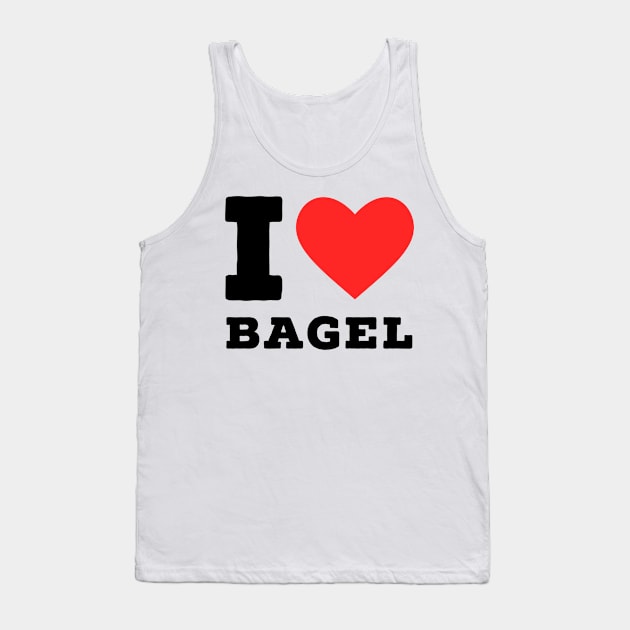 i love bagel Tank Top by richercollections